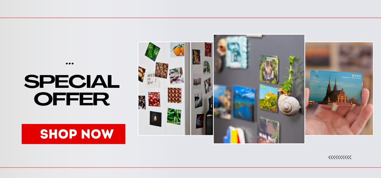 Photo magnets banner